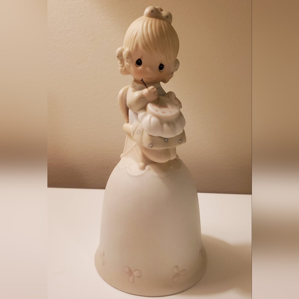 Precious Moments bell. Mother sew dear